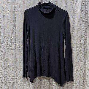 Elegant Blue Black Women's Top